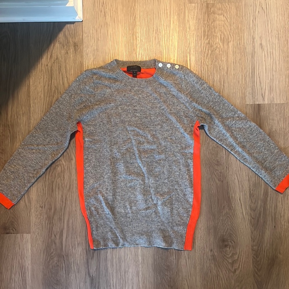 J Crew cashmere wool blend sweater